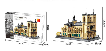 france notre dame de paris building blocks set - 1382 pcs - 3