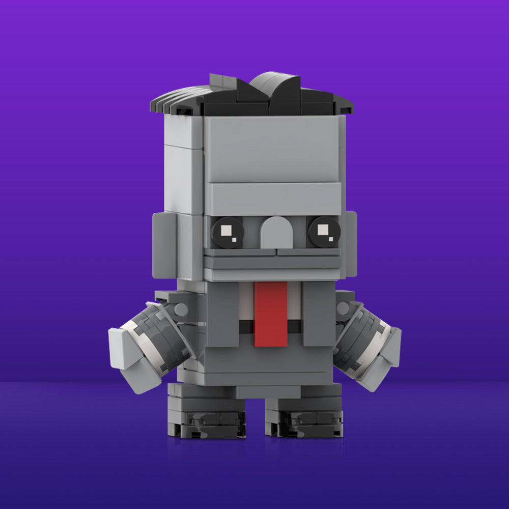 frankenstein brickheadz building set | hotel transylvania | moc-198396 - 1