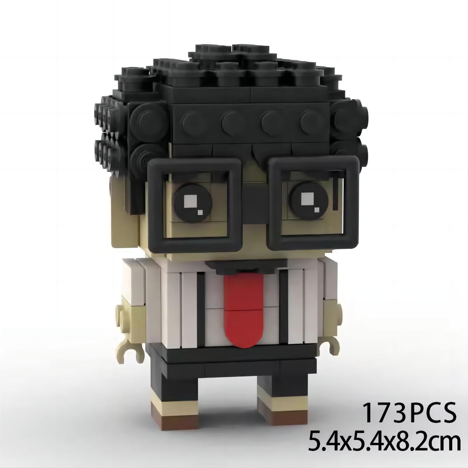 franky franklin brickheadz building set | spy x family | lego-compatible - 1