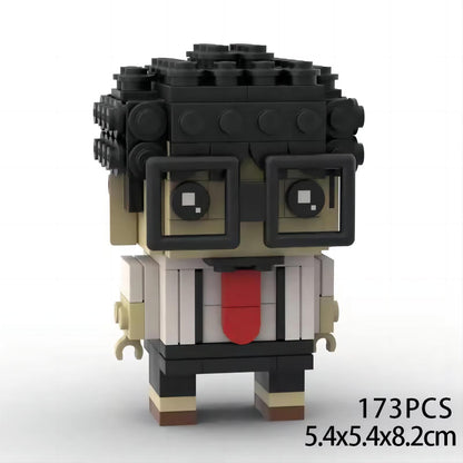 franky franklin brickheadz building set | spy x family | lego-compatible - 1