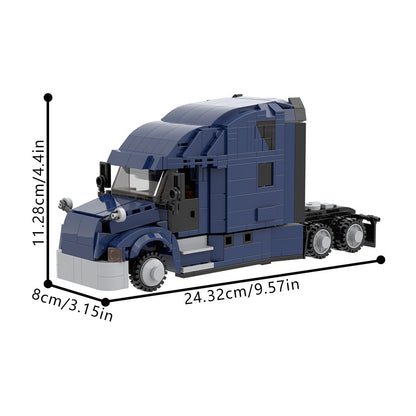 freightliner cascadia truck building set | moc-203076 - 4