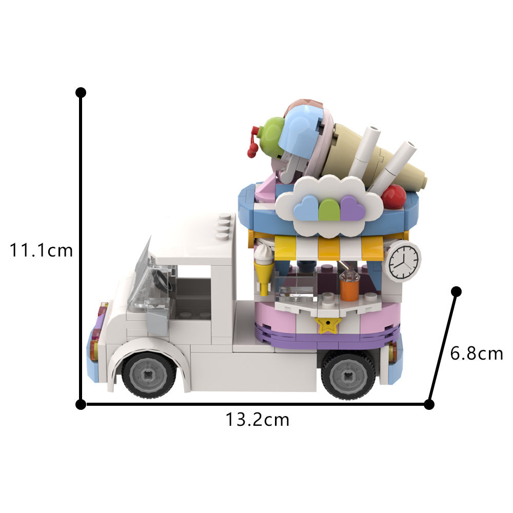 french fries truck building set | lego compatible - 4
