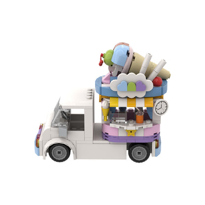 french fries truck building set | lego compatible - 5