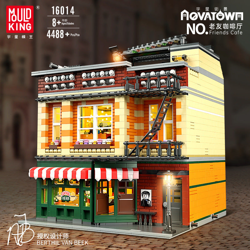 friend cafe building set - 936 pcs | mouldking 16014 - 1