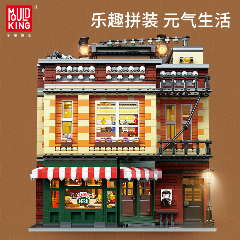 friend cafe building set - 936 pcs | mouldking 16014 - 2