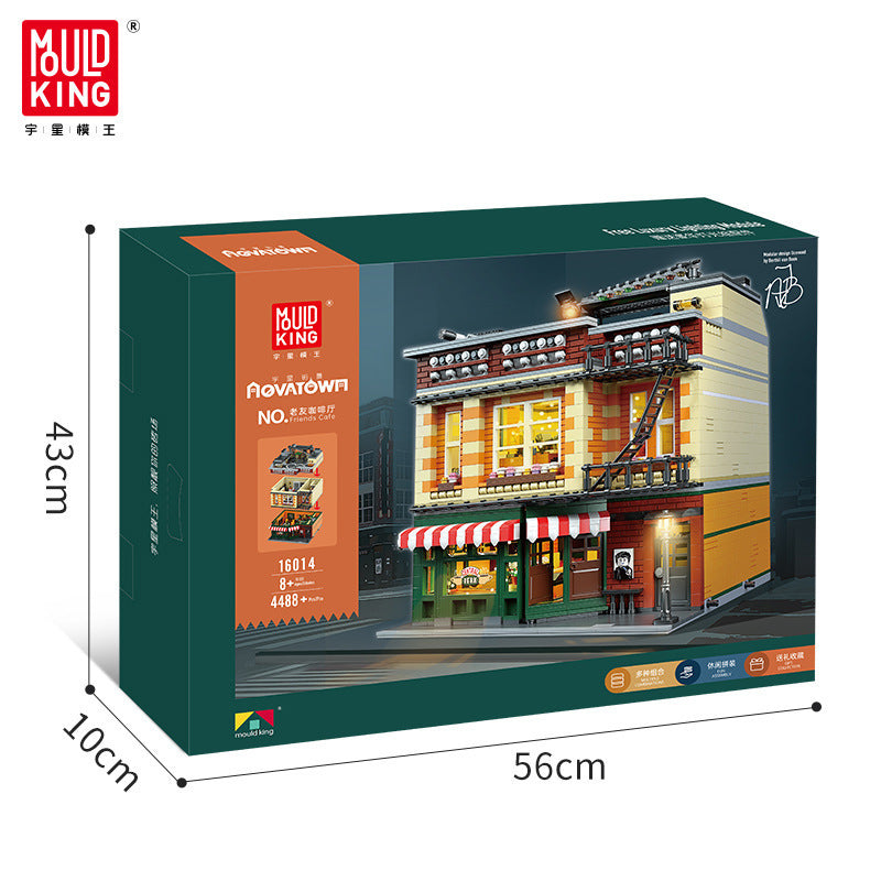 friend cafe building set - 936 pcs | mouldking 16014 - 5