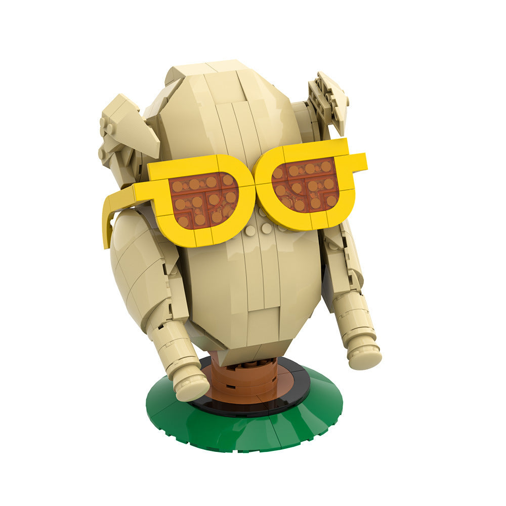 friends turkey head building set | lego compatible - 3