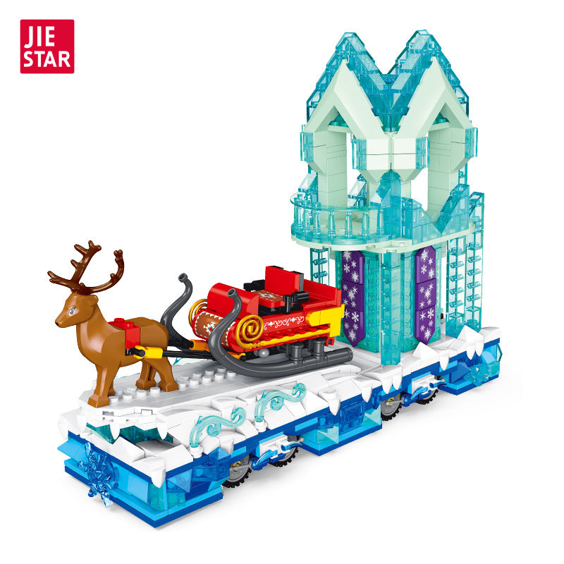 frozen ice castle building set - 929 pcs | jiestar 9012 - 3