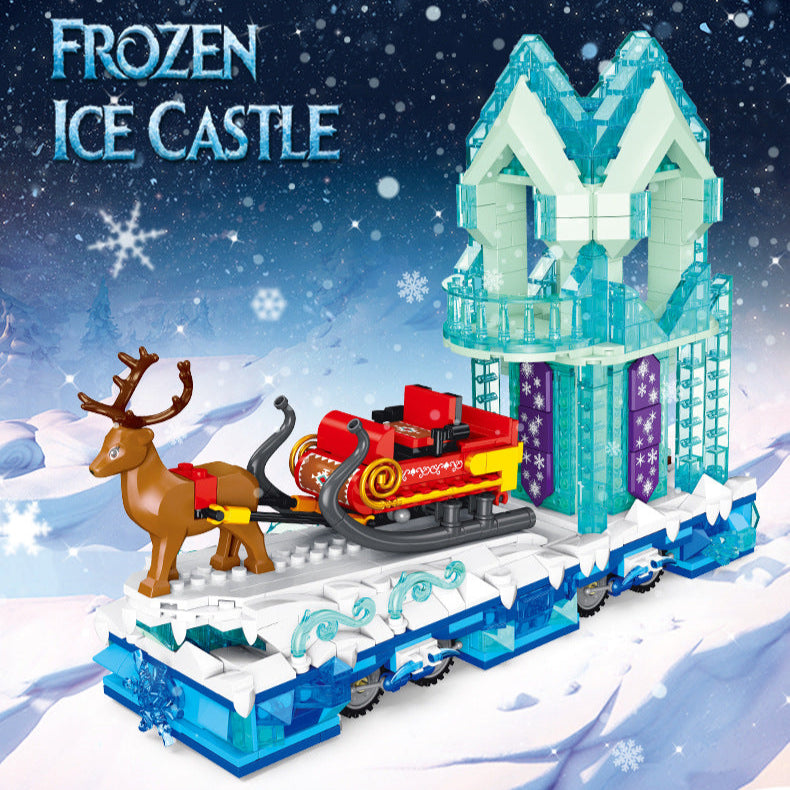 frozen ice castle building set - 929 pcs | jiestar 9012 - 5