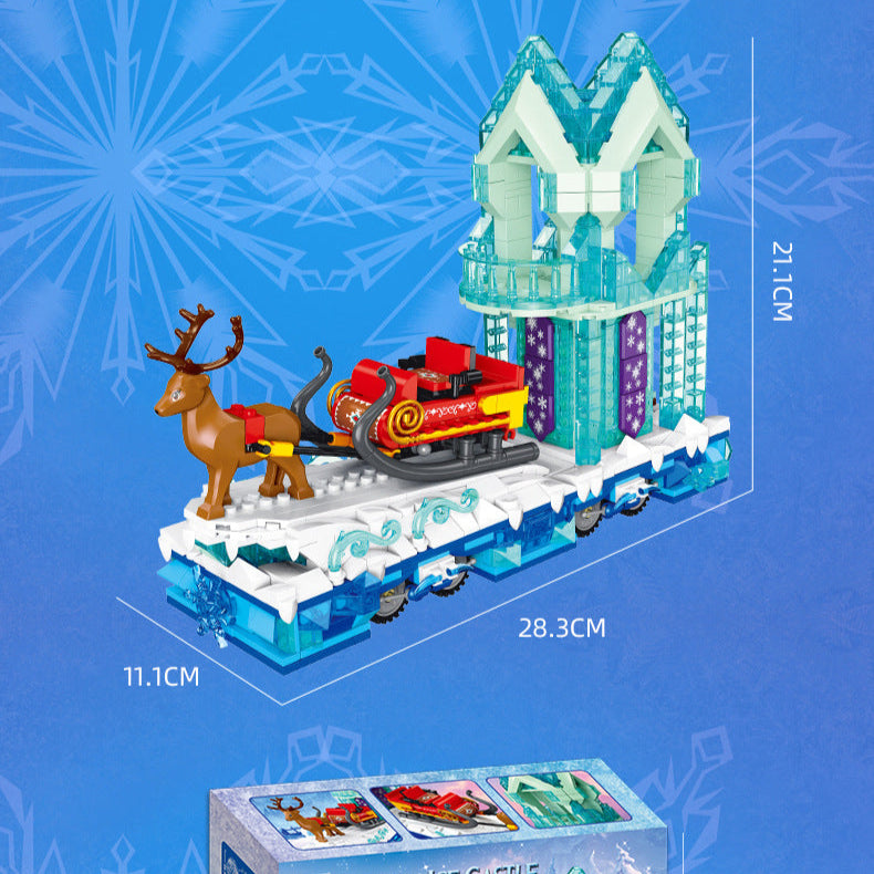 frozen ice castle building set - 929 pcs | jiestar 9012 - 6