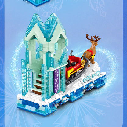 frozen ice castle building set - 929 pcs | jiestar 9012 - 7