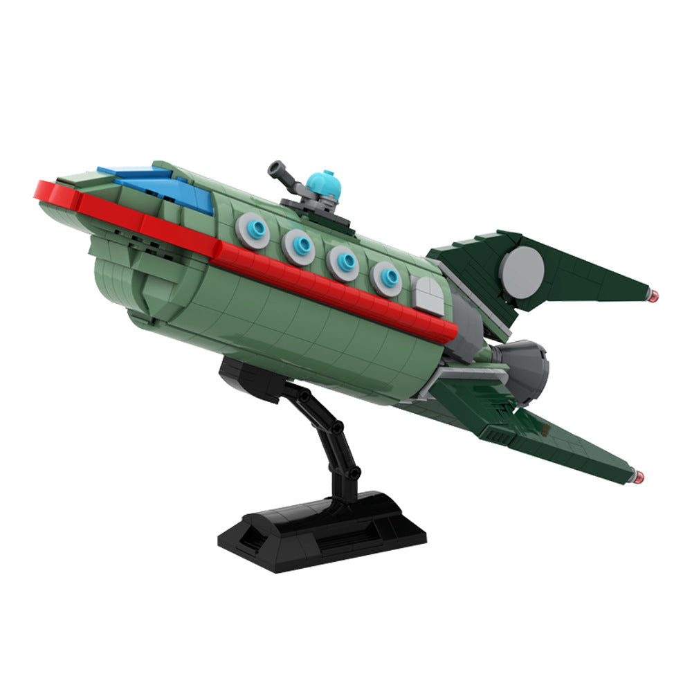 futurama planet express ship building blocks - 614 pcs - 2