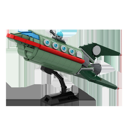 futurama planet express ship building blocks - 614 pcs - 3