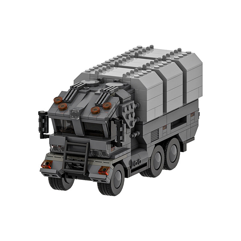 futuristic military truck building set - 3