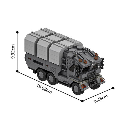 futuristic military truck building set - 4