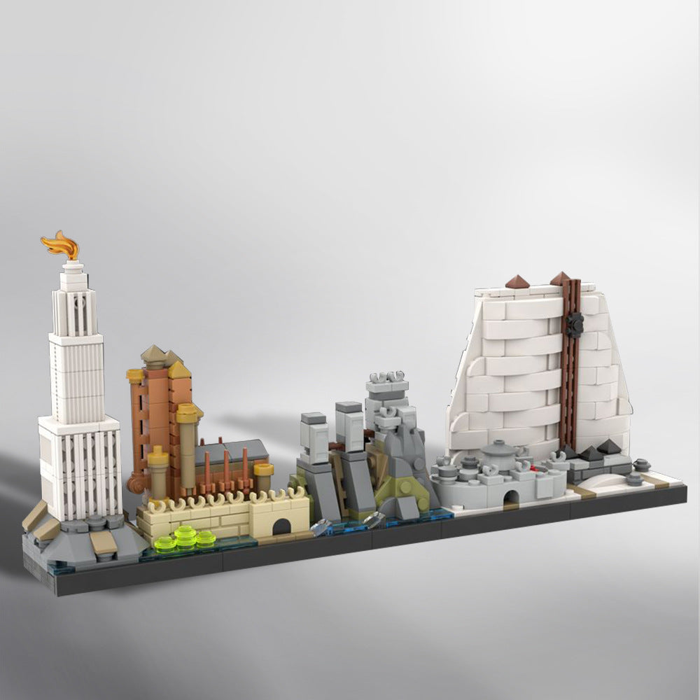 game of thrones skyline building set | moc-126439 - 1