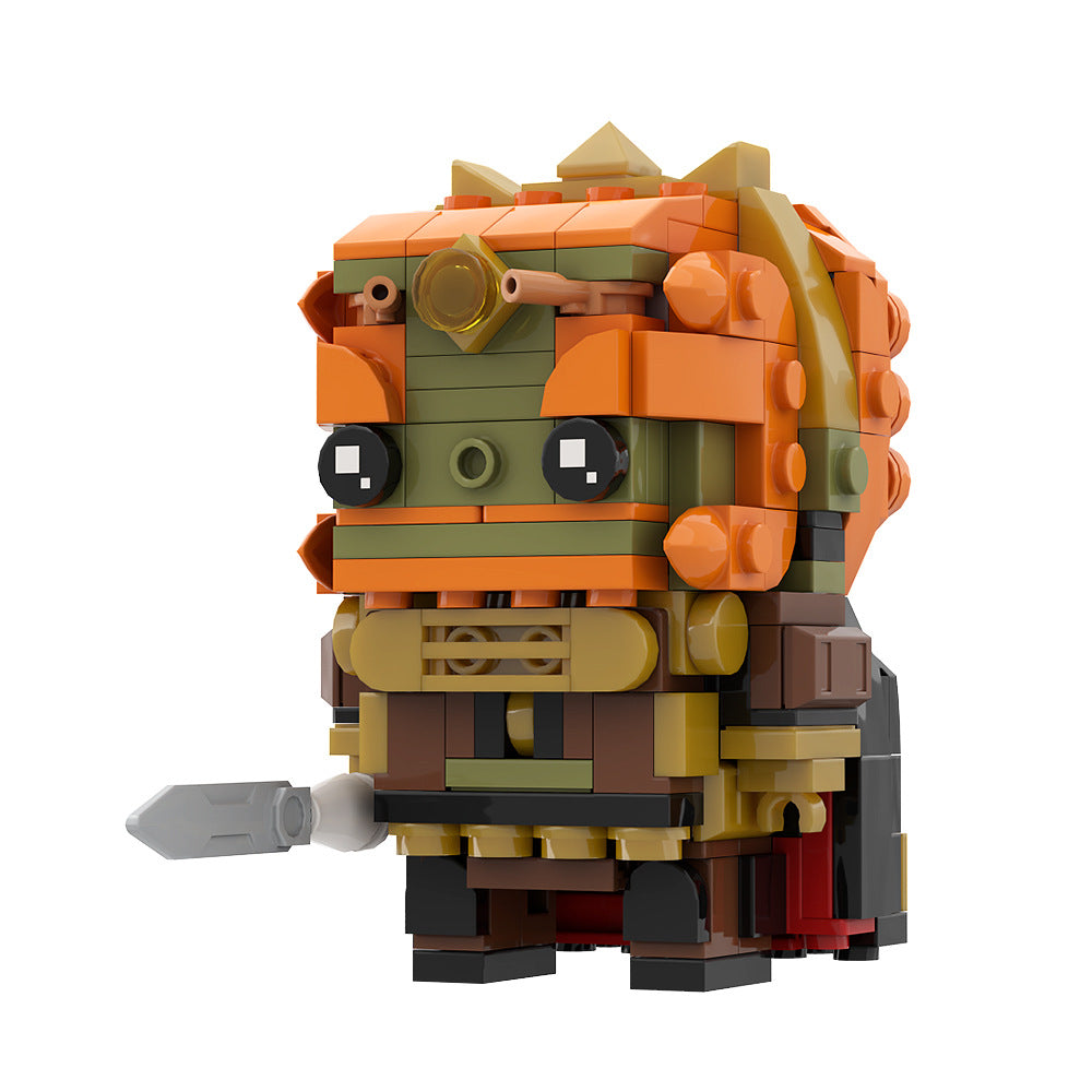 ganondorf brickheadz building set | zelda | lego compatible - 1