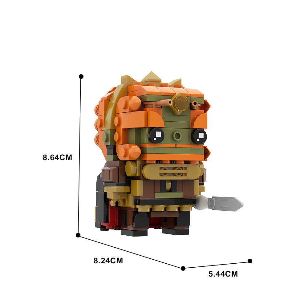 ganondorf brickheadz building set | zelda | lego compatible - 2