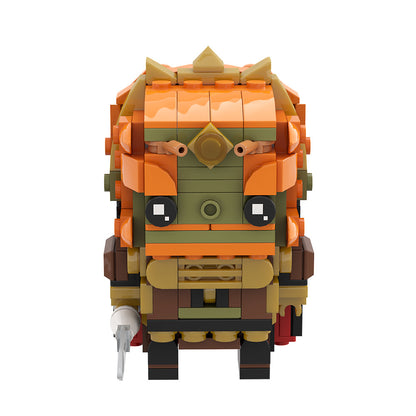 ganondorf brickheadz building set | zelda | lego compatible - 3