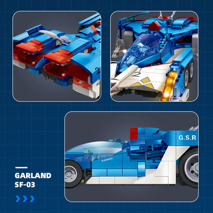 garland sf-03 cyber formula car - 793 pcs | jiestar 58081 - 3