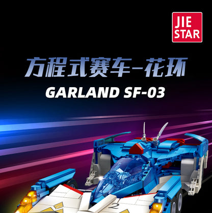 garland sf-03 cyber formula car - 793 pcs | jiestar 58081 - 6