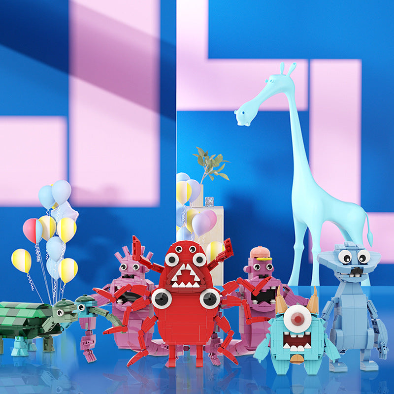 garten of banban moc building sets | compatible with lego bricks - 11