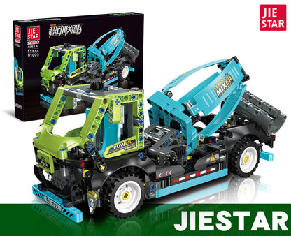 gement mixer building set - 553 pcs | jiestar 91005 - 5