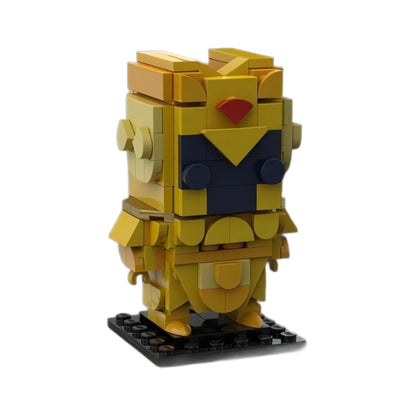 gemini illusion brickheadz building set | saint seiya | moc-93986 - 2