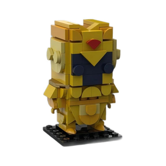 gemini illusion brickheadz building set | saint seiya | moc-93986 - 2