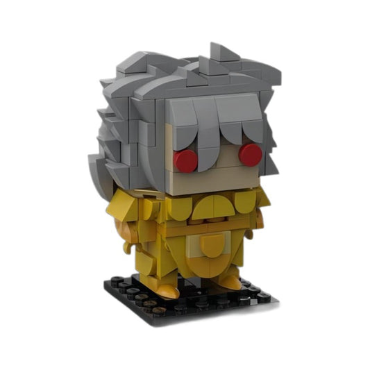 gemini no saga brickheadz building set | saint seiya | moc-93987 - 2