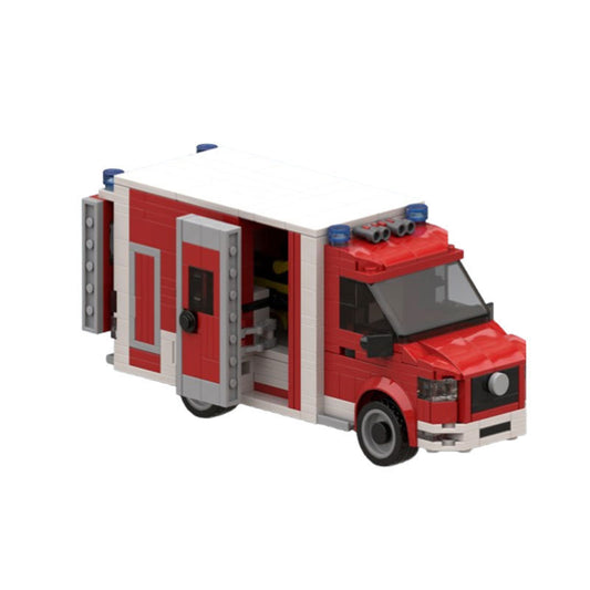 german ambulance building set | moc-52947 - 1