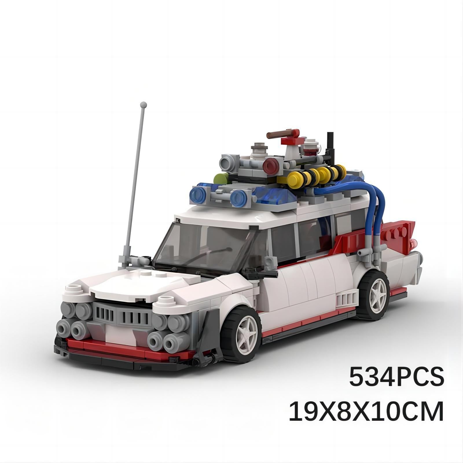 ghostbusters ecto-1 racecar building set | moc-59742 - 6