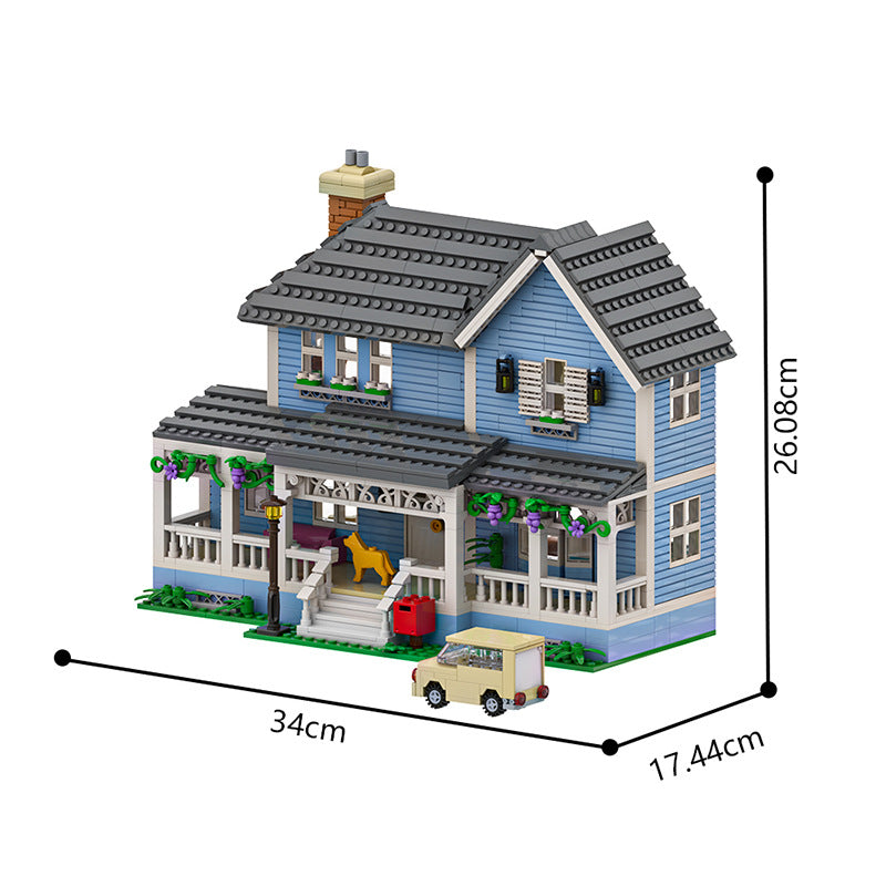 gilmore girls house building set | lego compatible - 4