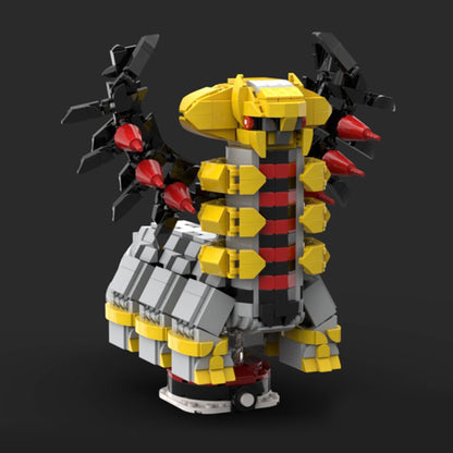 giratina altered form brickheadz building set | pokèmon | moc-112440 - 2