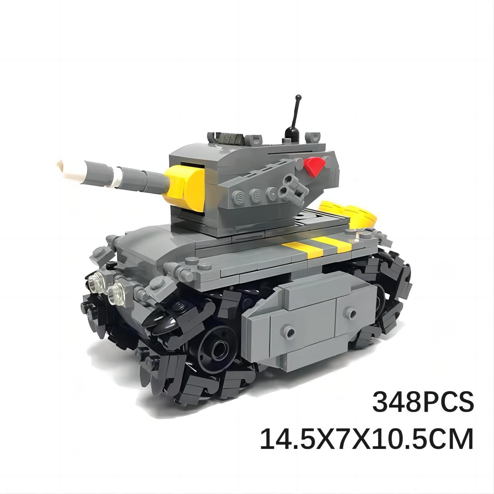 girida-o tank moc building set | metal slugs | moc-24622 - 3