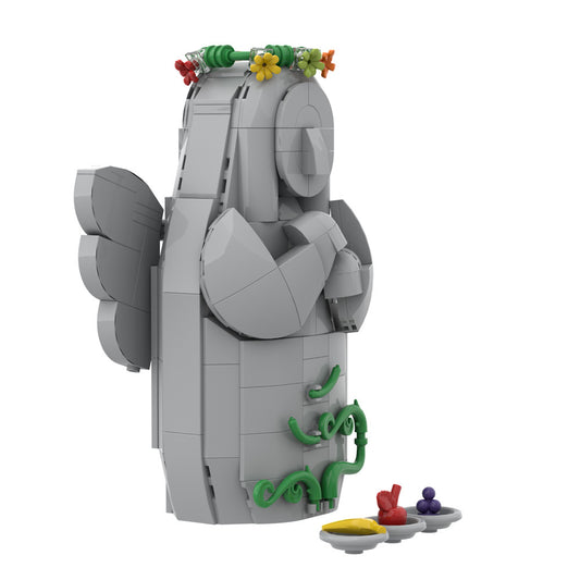 goddess statue moc building set - zelda - 2