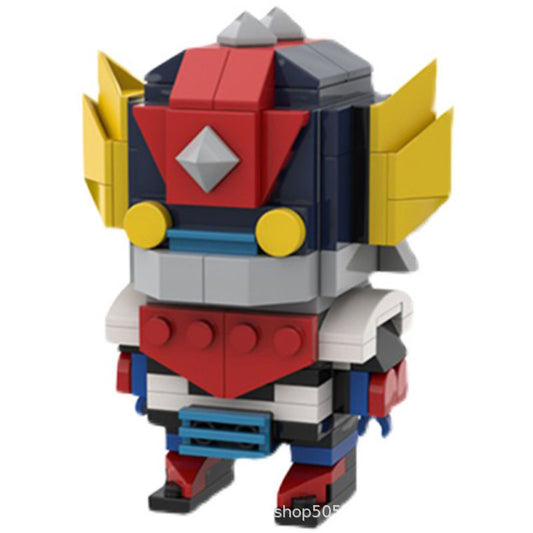goldrake grendizer brickheadz building set | mazinger | moc-39245 - 3