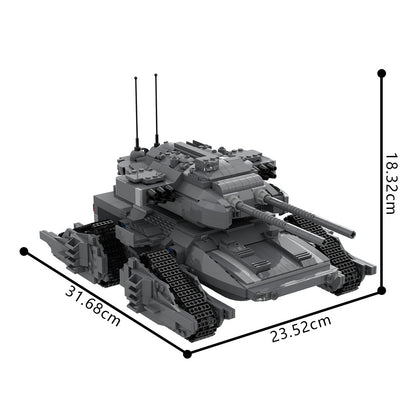 goliath futuristic tank building set | moc-215027 - 4
