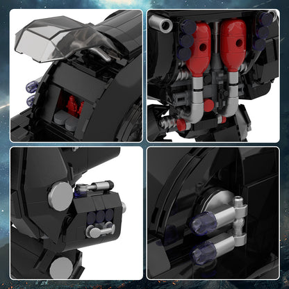 goliath mech building set | lego compatible - 6