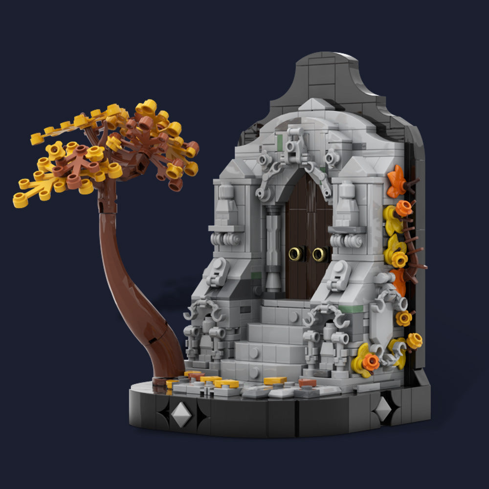 gothic bookend building set | moc-208163 - 1