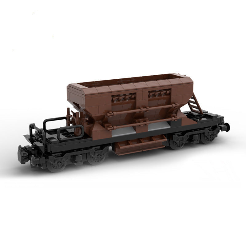 gravel side dumper wagon - german railway - 306 pcs - 1