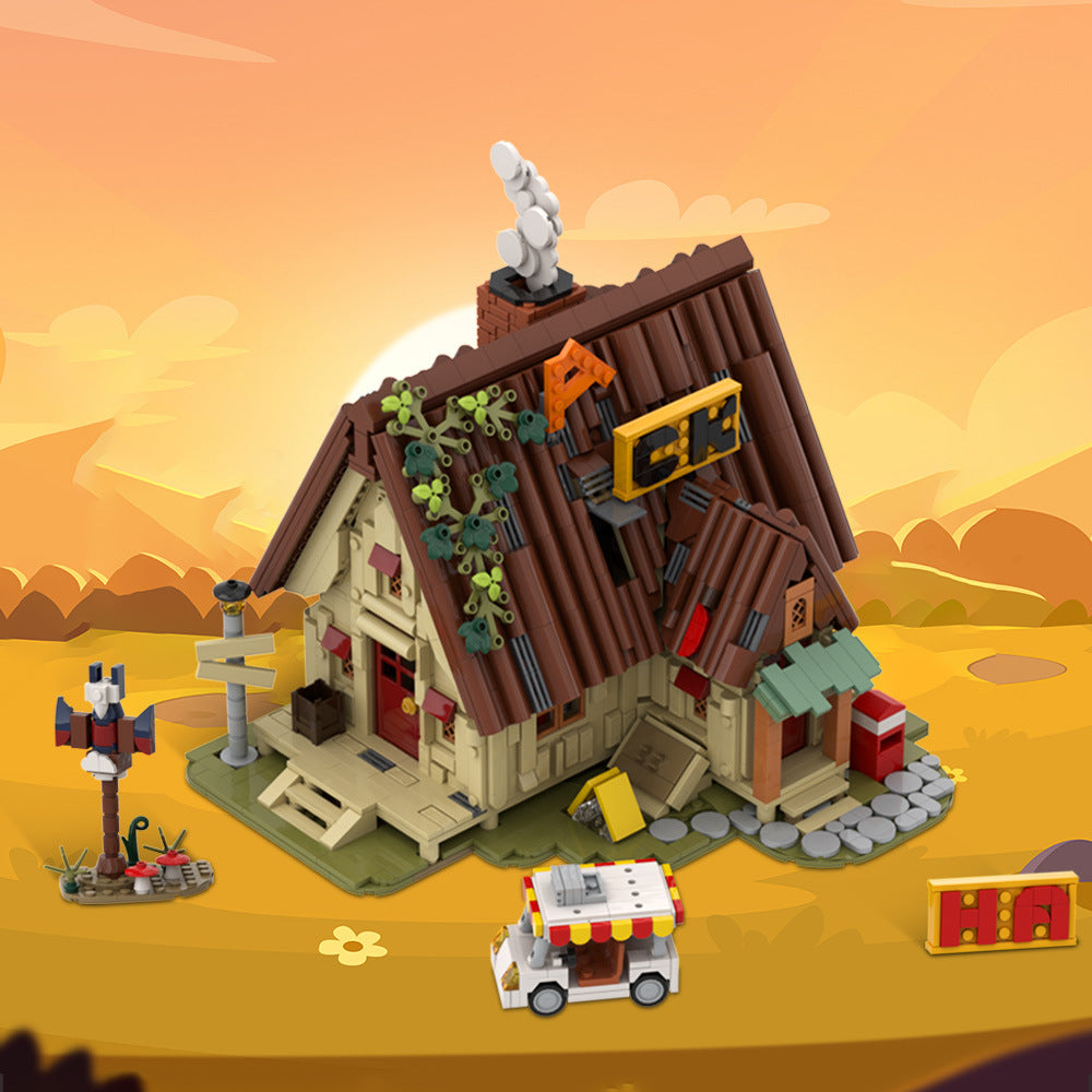 gravity falls house building set | lego compatible - 1