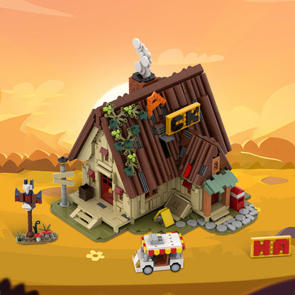 gravity falls house building set | lego compatible - 1
