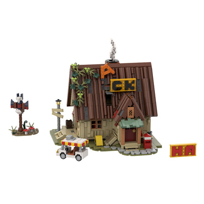 gravity falls house building set | lego compatible - 3