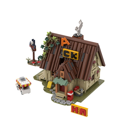 gravity falls house building set | lego compatible - 5