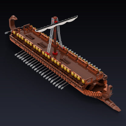 greek bireme merchant ship building set | moc-195879 - 3