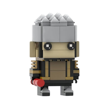 griff tannen brickheadz moc | back to the future lego compatible - 2