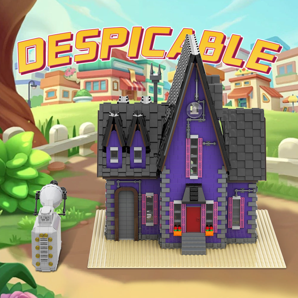 gru's house building set | despicable me | lego compatible - 1