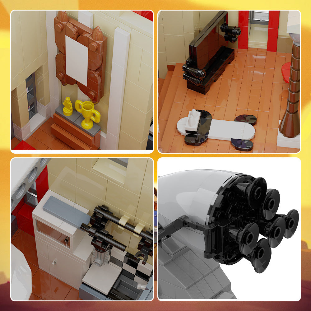 gru's house building set | despicable me | lego compatible - 6