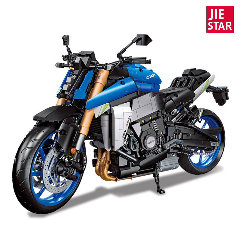 gsx s1000 motorcycle building kit - 2046 pcs | jie star - 4